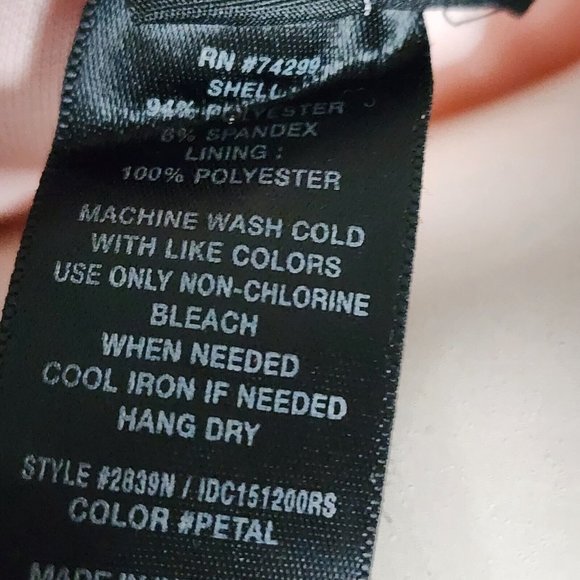 ENFOCUS STUDIO Solid All Pink Textured Sleeveless Pullover Dress Womens Size 6 - Picture 6 of 6